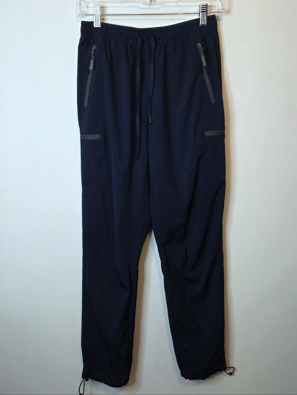 Urbest Navy Blue Hiking Cargo Pants Quick Dry Adjustable Drawcord Hem Size Small